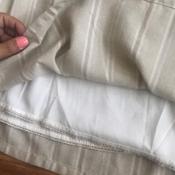 Anthropologie khaki/neutral midi skirt - Picture 5 of 7